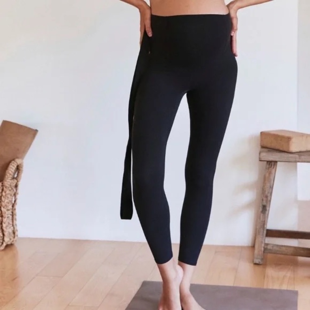 NWT FP Movement by Free People High-Waist Maternity Black Leggings